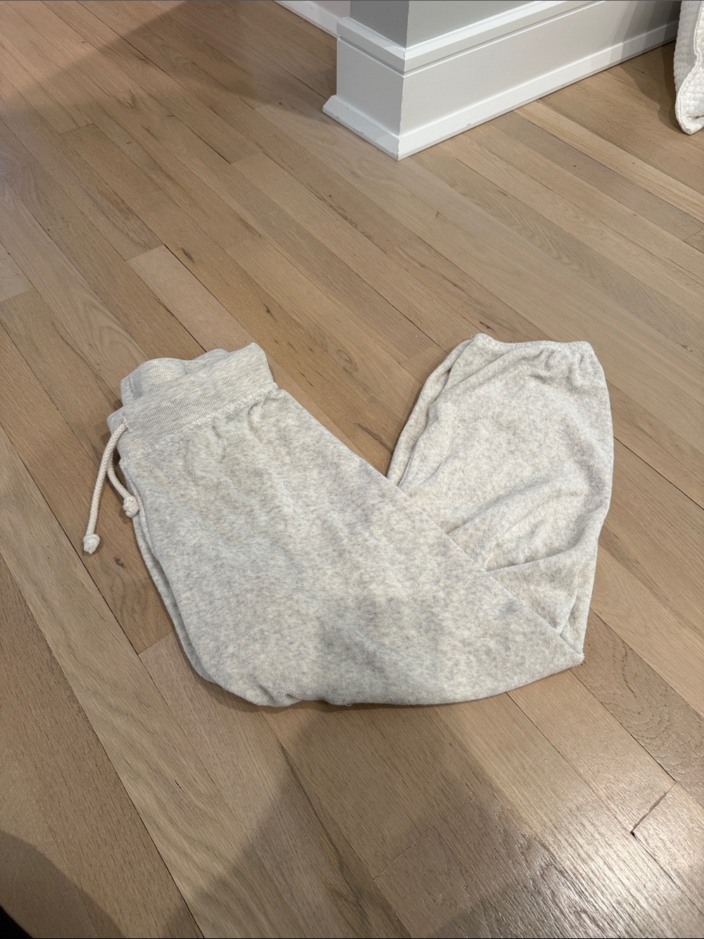 perfectwhitetee Heathered Light Gray Women's Sweatpants
